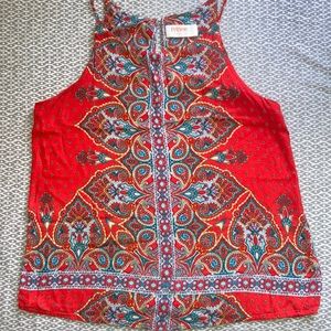 Nordstrom:Renee C. Bright Red top